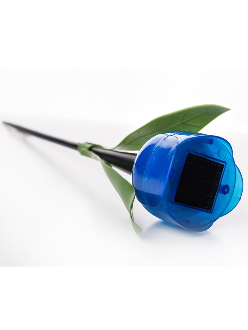 USL-C-454/PT305 BLUE TULIP  Садовый светильник на солнечной батарее Синий тюльпан